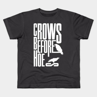 Crows before Hoes Kids T-Shirt